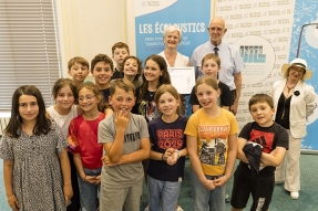 Concours national Ecoloustics : la classe de Marsannay-le-Bois primée